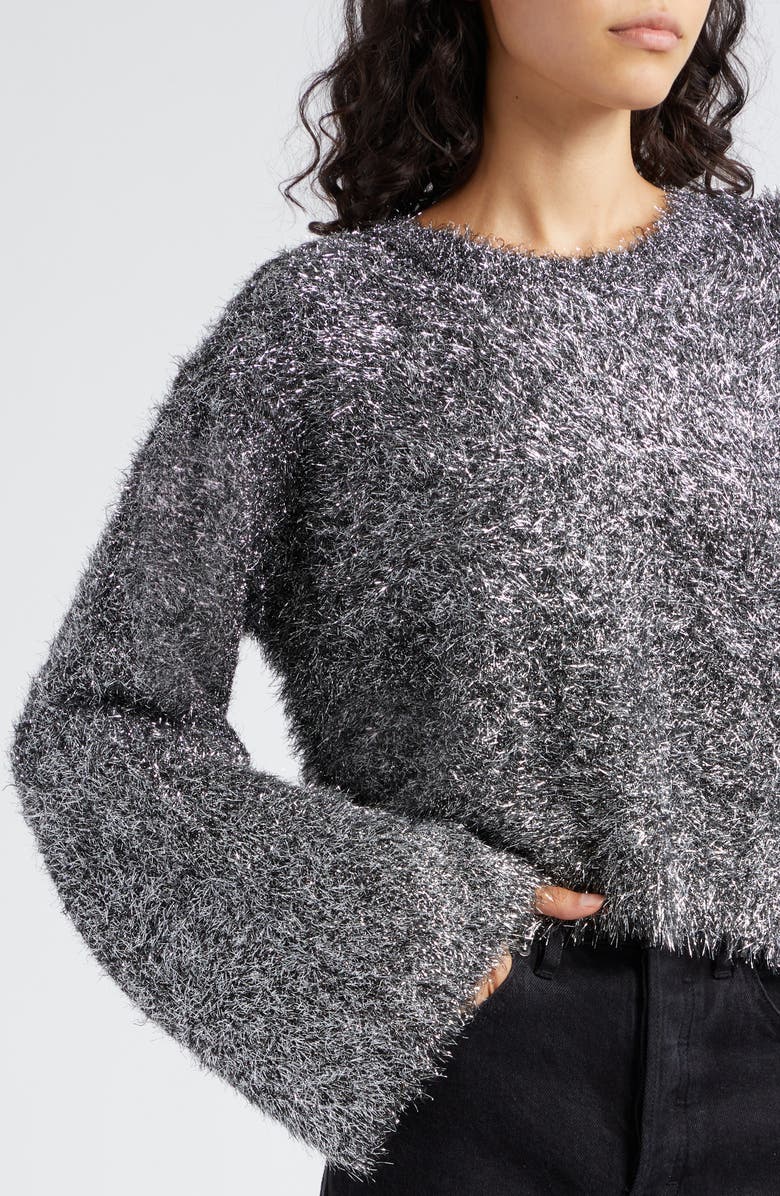 GESTUZ Mattianigz Bell Sleeve Sweater, Alternate, color, 