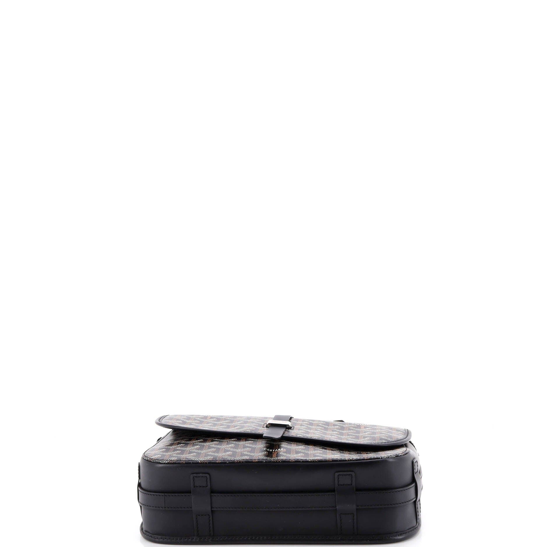 Belvedere II Messenger Bag Coated Canvas MM, Alternate, color, Black