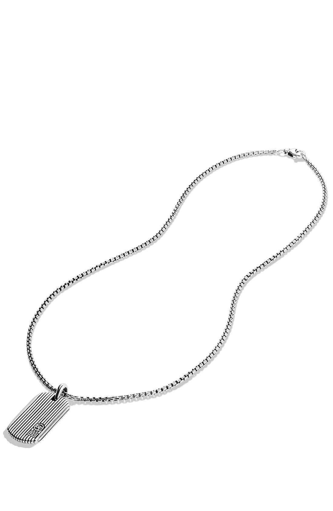 David Yurman 'Royal Cord' Tag on Chain (Men) | Nordstrom
