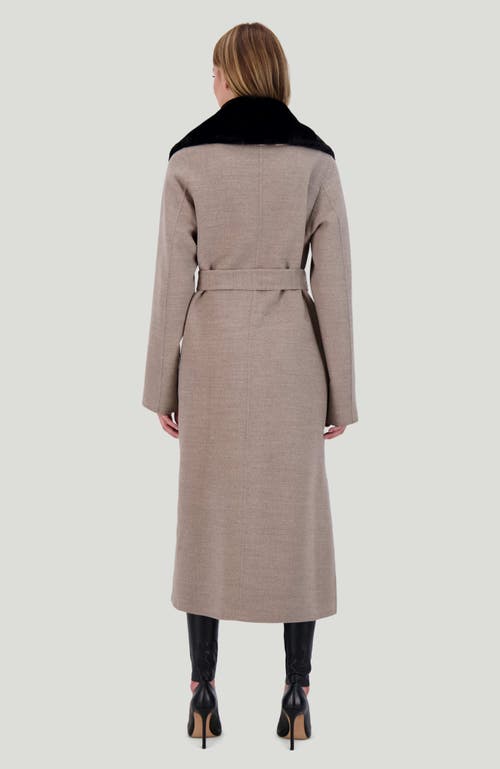 Gorski Loro Piana Wool Short Coat In Brown