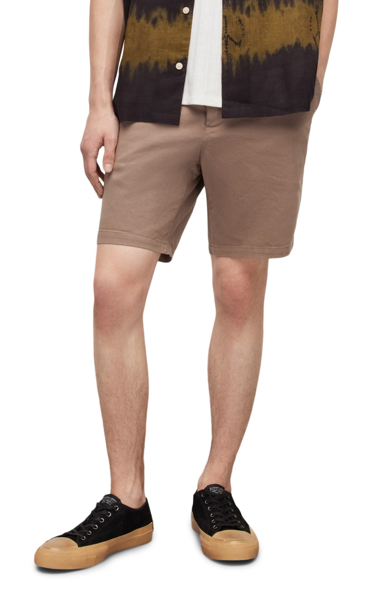 Neiva Flat Front Stretch Twill Shorts