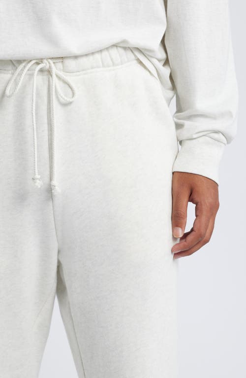 Elwood Core Organic Cotton Straight Leg Sweatpants In White