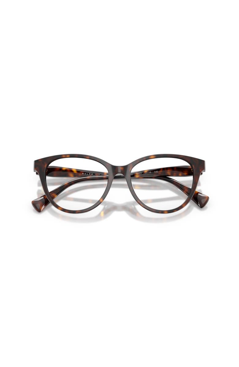 RALPH 53mm Butterfly optical glasses, Alternate, color, Brown