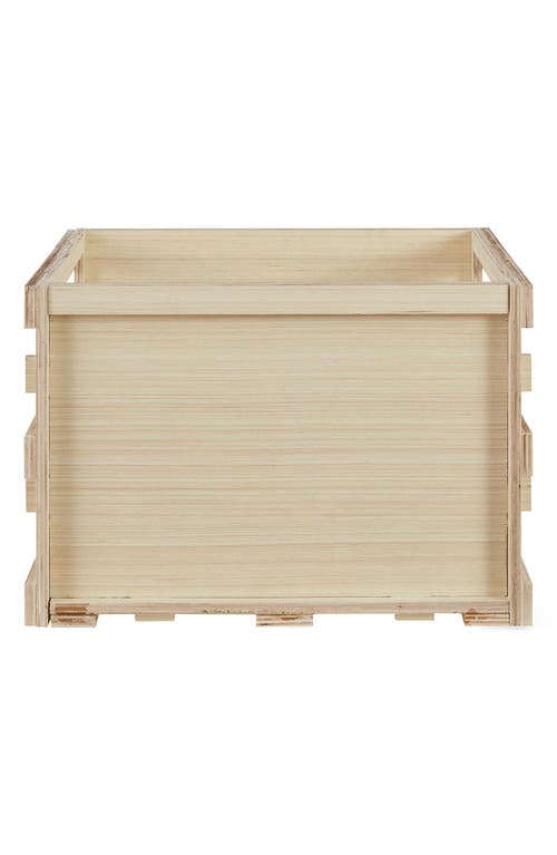 Crosley Radio Square Record Storage Crate In Natural