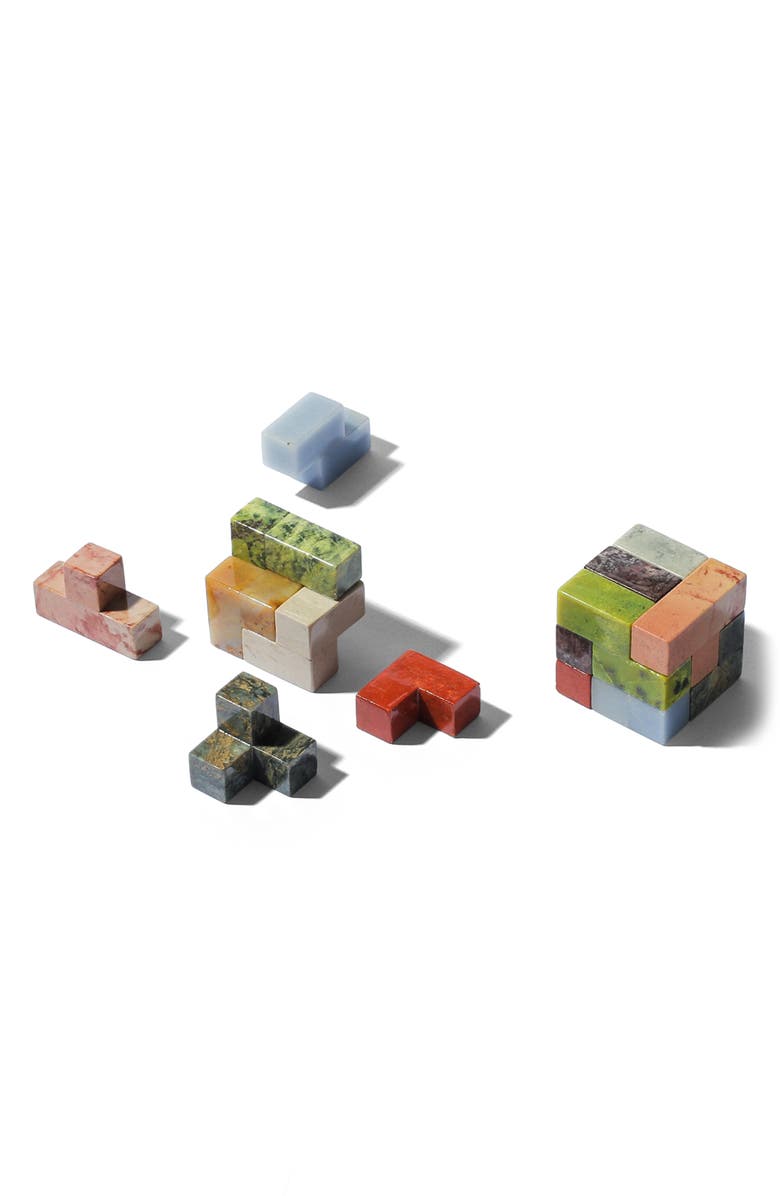 KUX BY DAR PROYECTOS Cube Stone Puzzle, Alternate, color, 