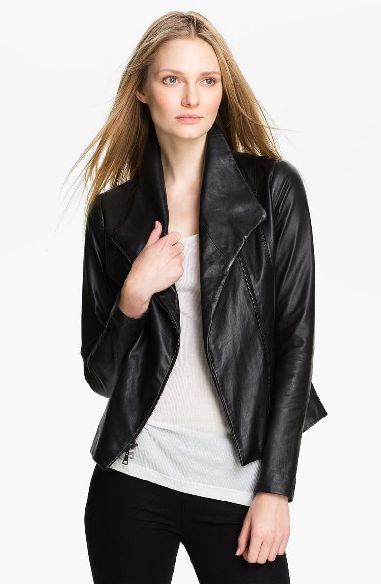 Vince Leather Scuba Jacket, Main, color,