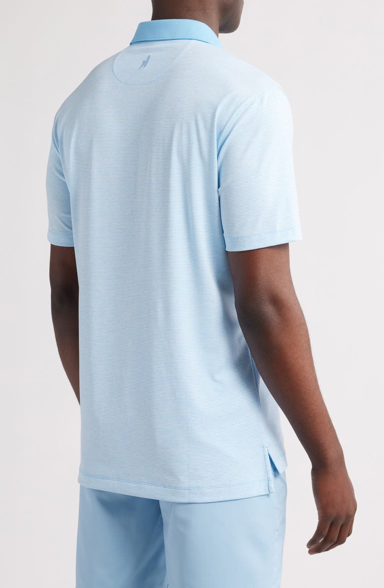 johnnie-O Reagan Stripe PREP-FORMANCE Golf Polo, Alternate, color, Mahalo