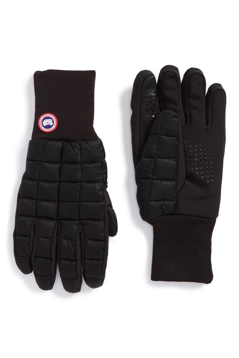 Northern Liner Gloves, Main, color, BLACK
