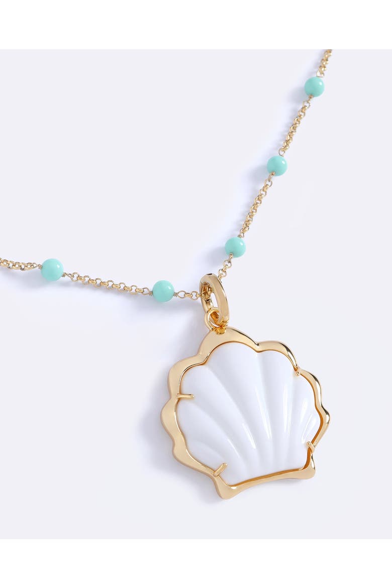 Party In Portofino Necklace, Main, color, Beachglass/WHT