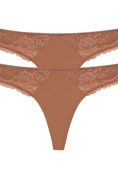 Minx Lace Thong 2-Pack