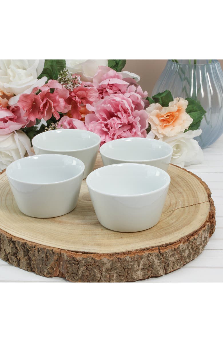 BIA Cordon Bleu Oslo Set of 4 Ramekins, Alternate, color, White