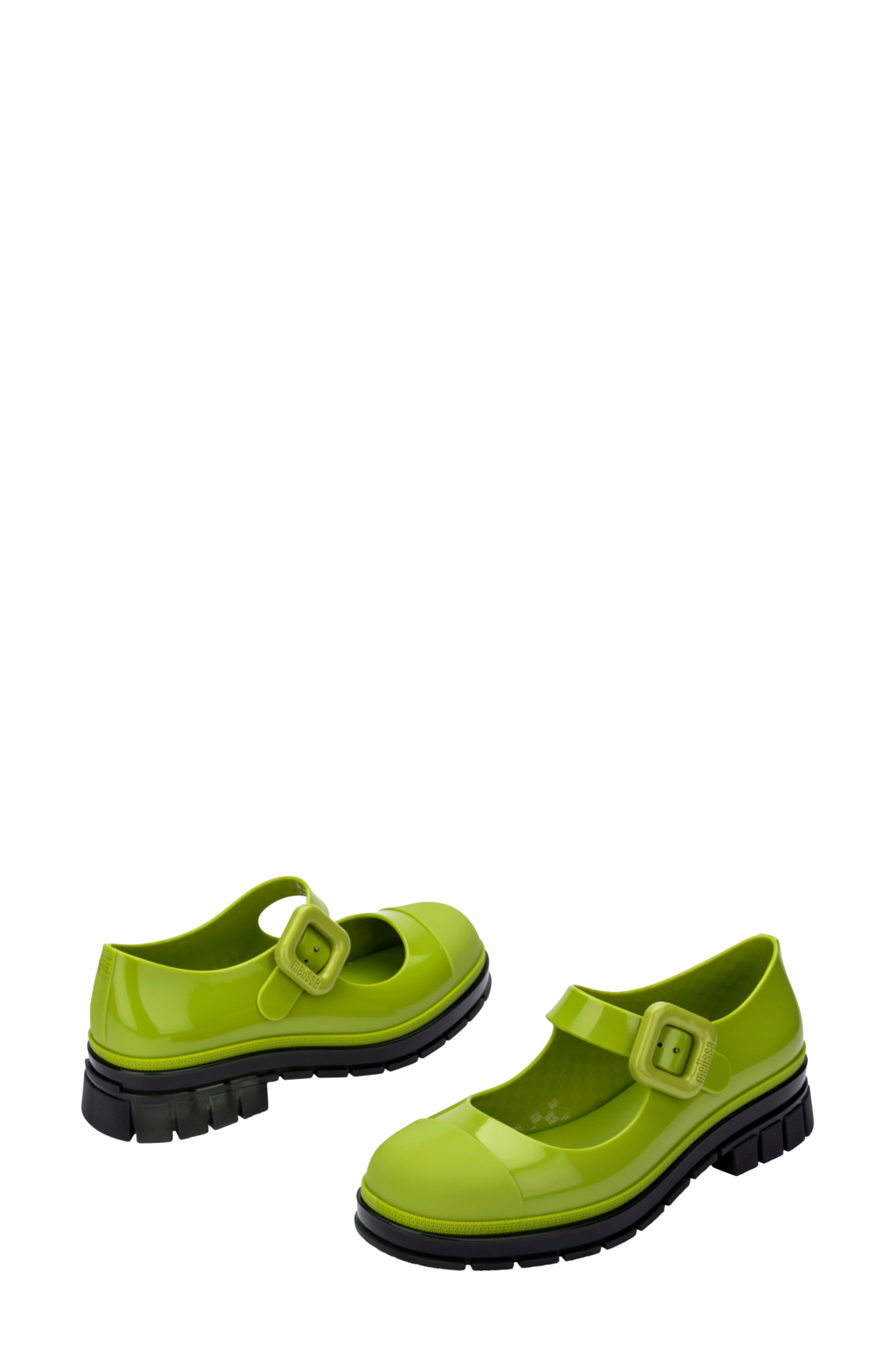 June Mary Jane Flat, Alternate, color, GREEN