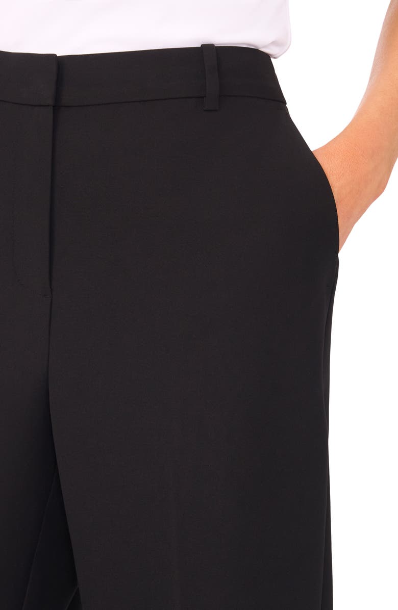 Halogen<sup>®</sup> High Waist Straight Leg Pants, Alternate, color, Rich Black