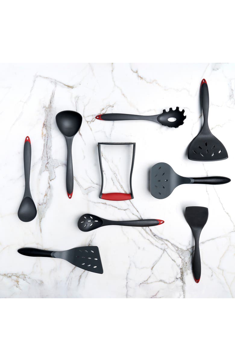 CUISIPRO Fiberglass Pasta Server, Alternate, color, Black