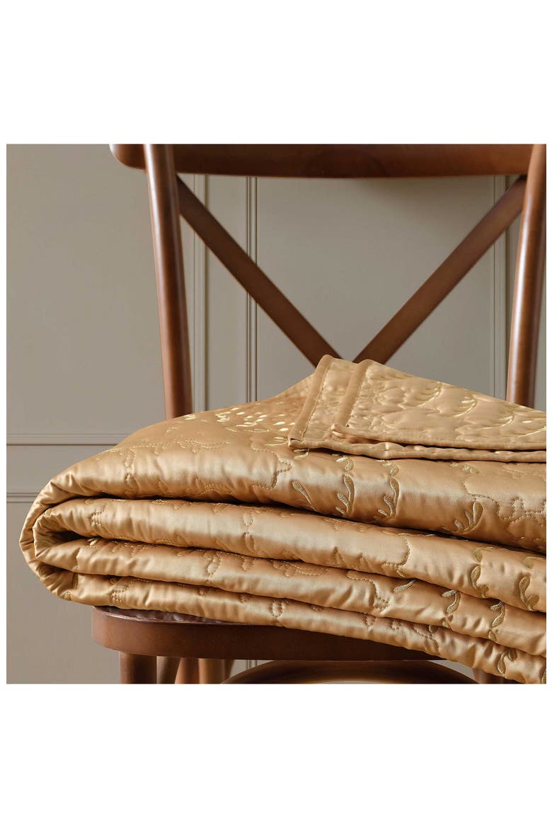 Fern Embroidered Quilt Set, Alternate, color, GOLD MEDAL