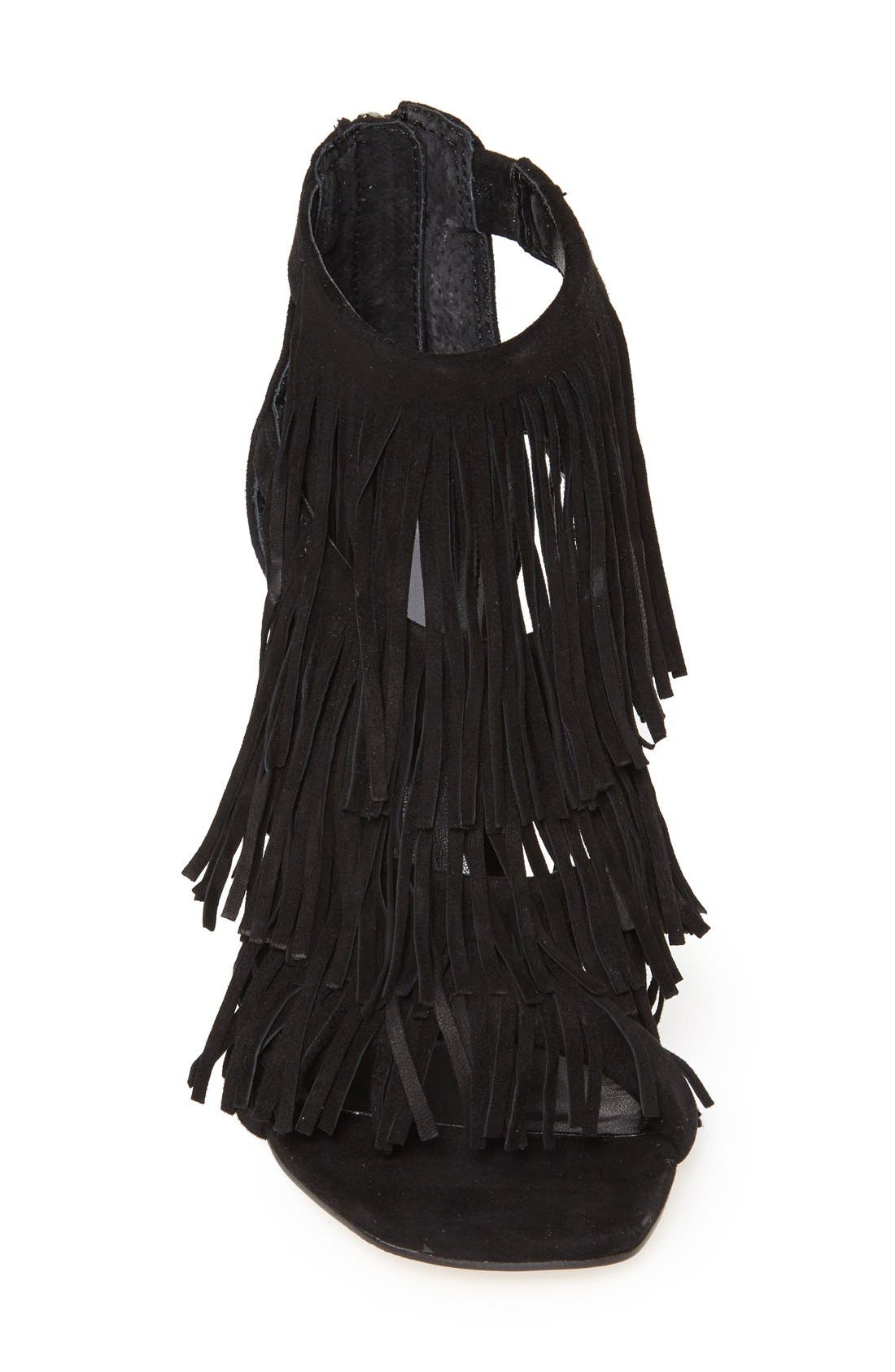 Steve Madden 'Fringly' Sandal, Alternate, color, 