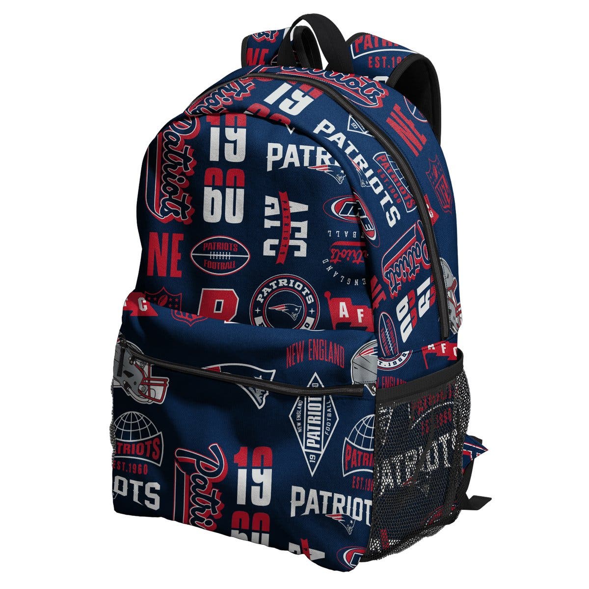 New England Patriots Backpack and Lunchbox Set, Alternate, color, Navy