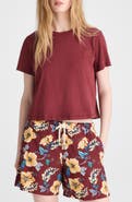 Madewell Boxy Crop Cotton Slub T-Shirt