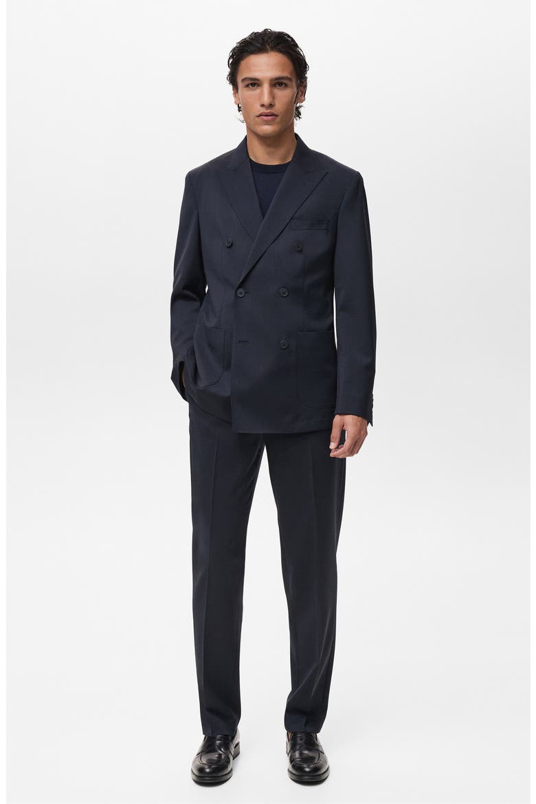 Wool Suit Pants, Alternate, color, BLUE