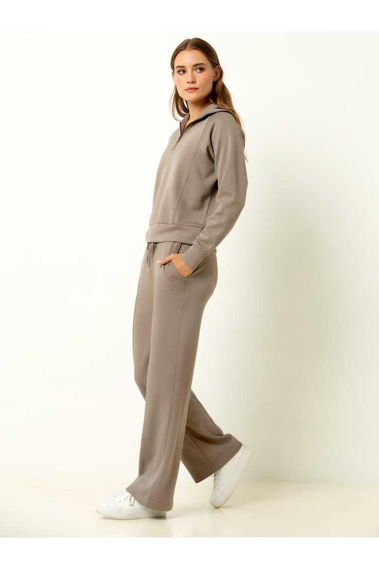 Ultra Soft 1/4 Zip Pullover, Alternate, color, Walnut