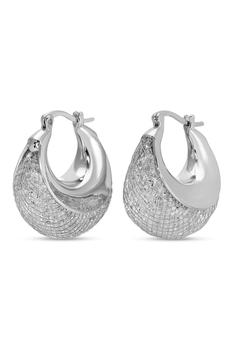 Janet Cubic Zirconia Drop Earrings, Main, color, SILVER