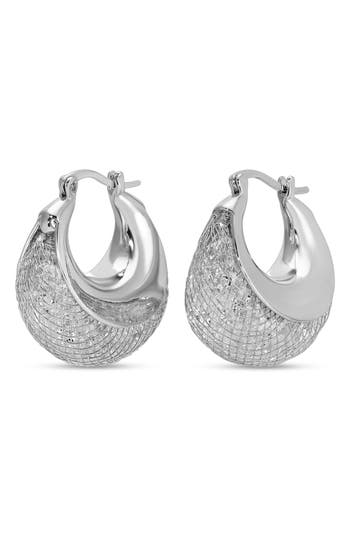 Eye Candy Los Angeles Janet Cubic Zirconia Drop Earrings In Silver