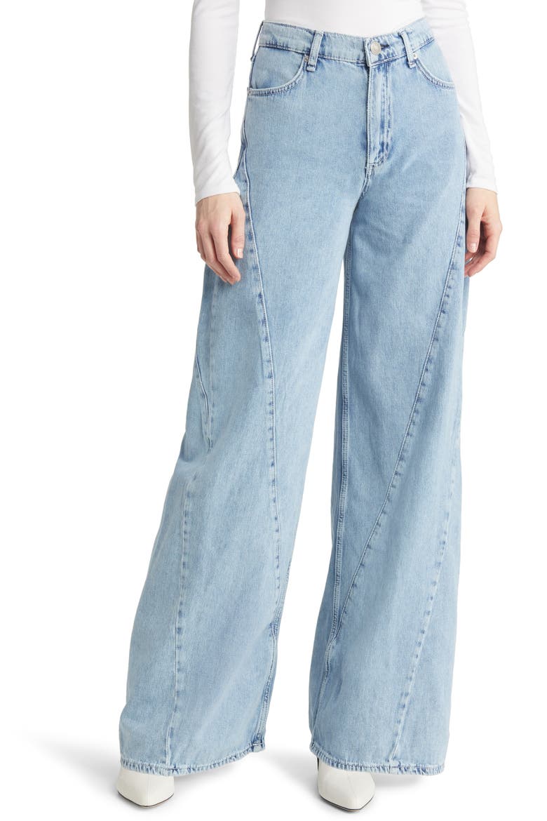 Sofie Splice High Waist Wide Leg Jeans, Main, color, ALISHA