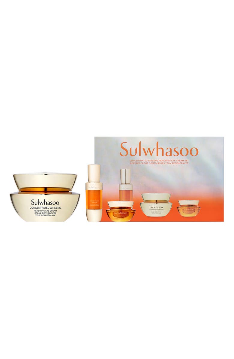 Sulwhasoo Concentrated Ginseng Renewing Eye Cream Set (Limited Edition) $196 Value, Main, color, 