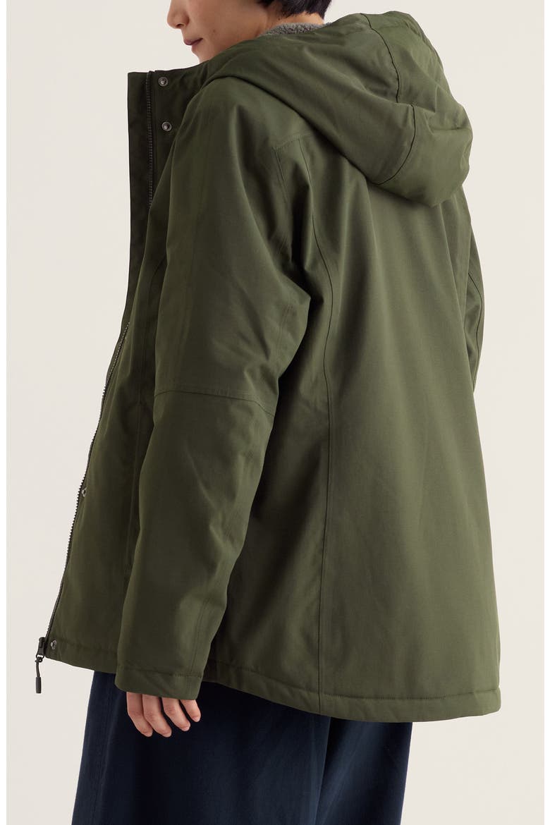 Janelle Waterproof Hooded Jacket, Alternate, color, WOODLAND