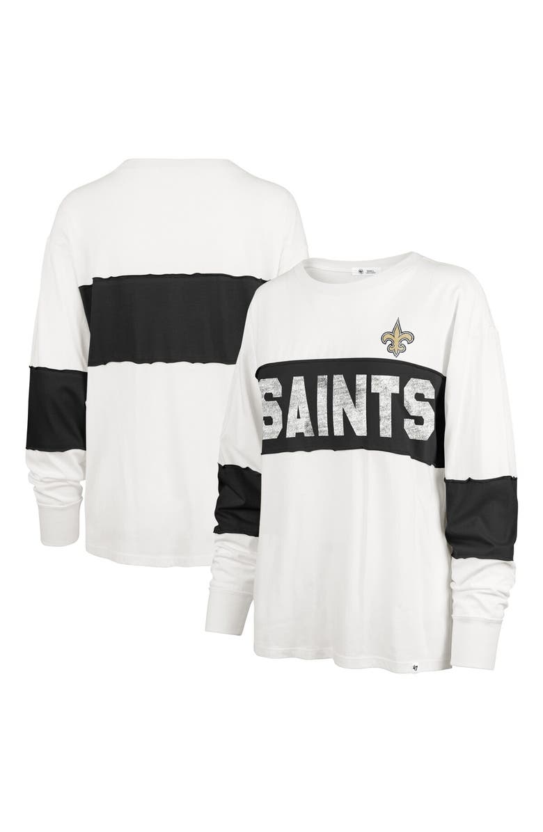 '47 Women's '47 Cream New Orleans Saints Clubhouse Pride Taylor Long Sleeve T-Shirt, Alternate, color, Cream
