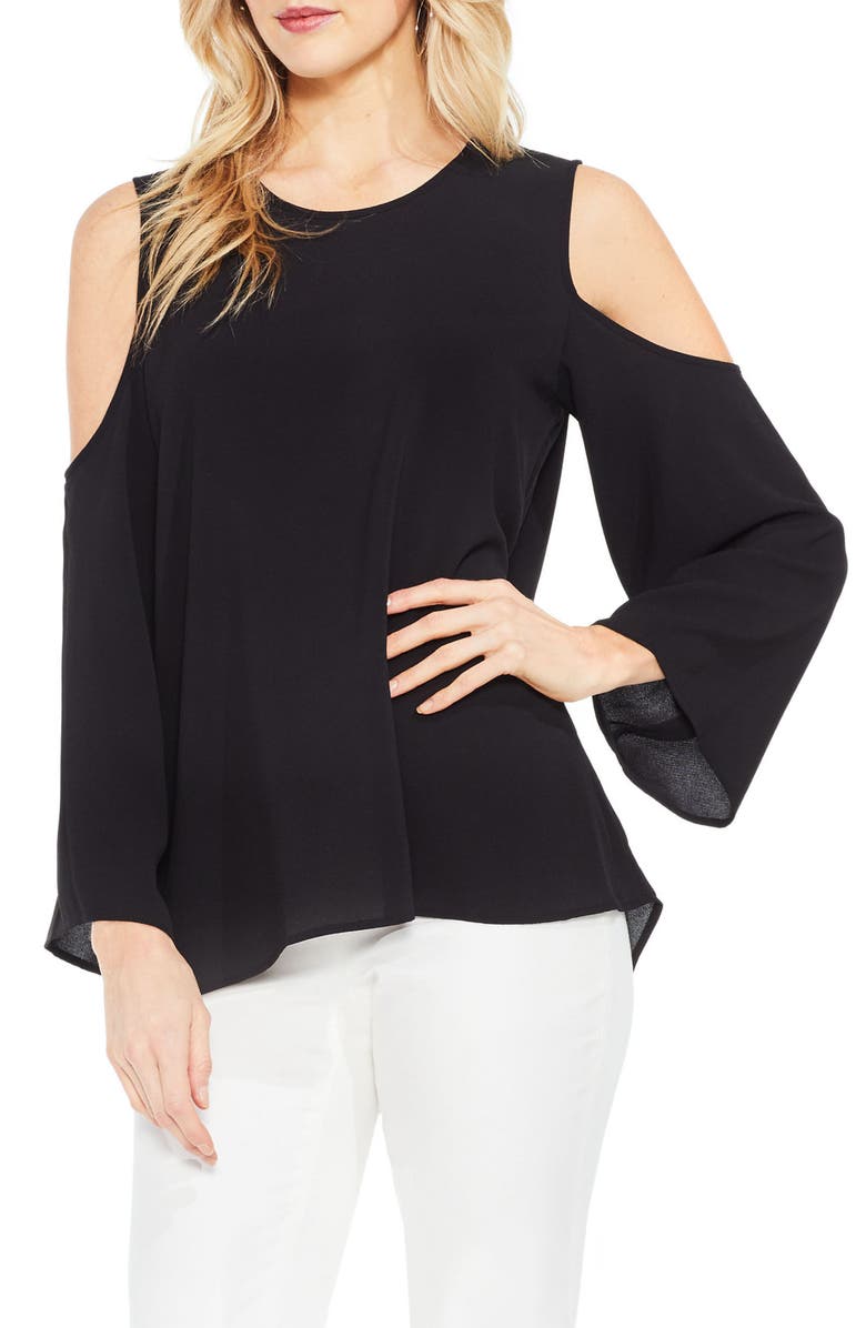 Vince Camuto Cold Shoulder Blouse, Main, color, 