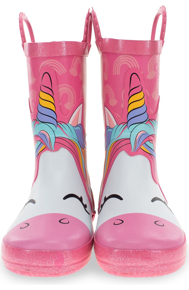 Western Chief Kids' Unicorn Rain Boot, Alternate, color,