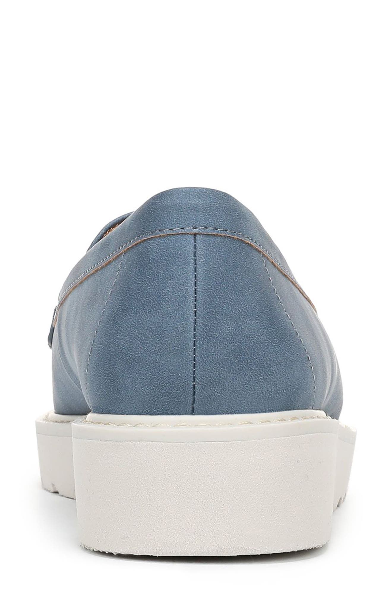 Elin Perforated Loafer Sneaker, Alternate, color, BLUE
