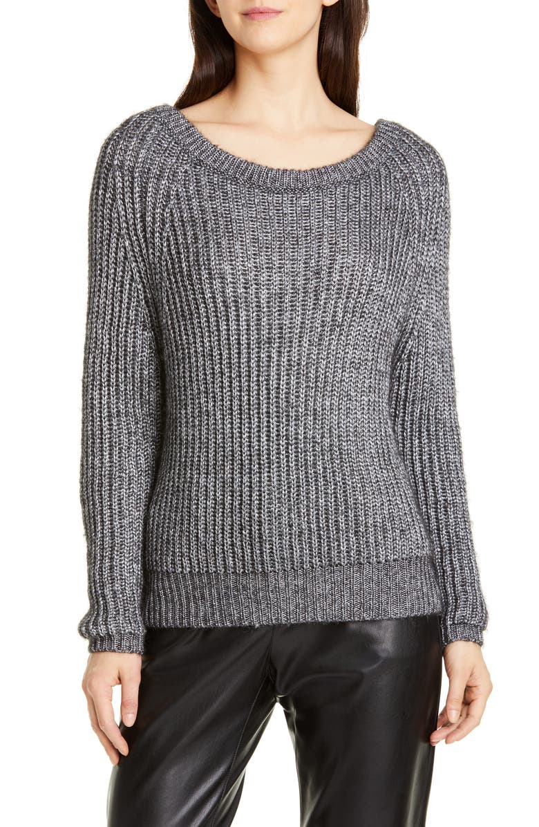 SEVENTY VENEZIA Seventy Shaker Stitch Sweater, Main, color, 