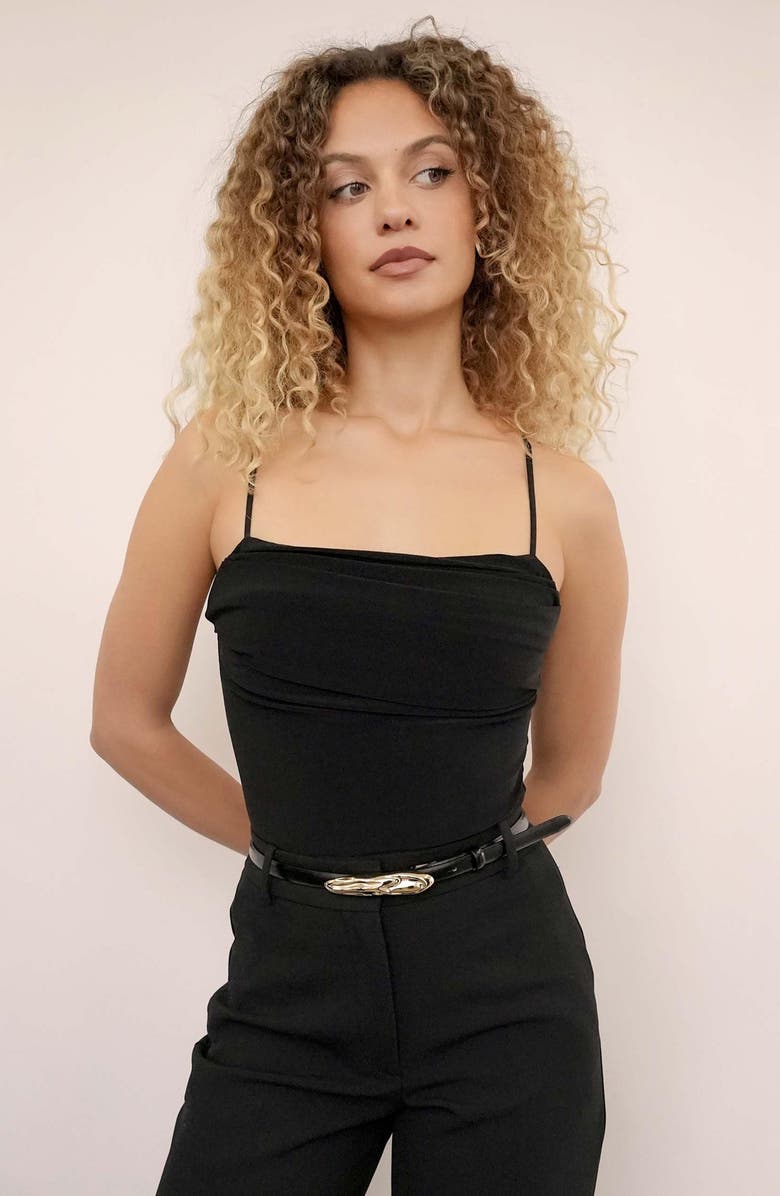 Ettika Liquid Luxe Belt, Alternate, color, Black