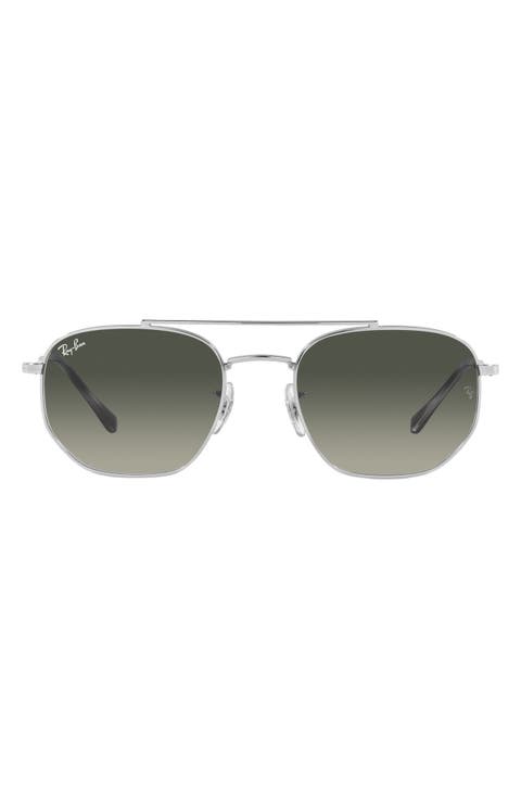 54mm Gradient Irregular Sunglasses