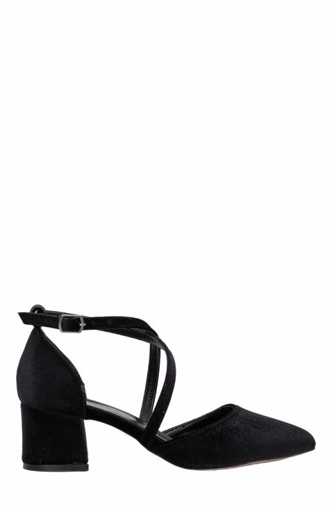 Dolly Low Block Heel Pumps