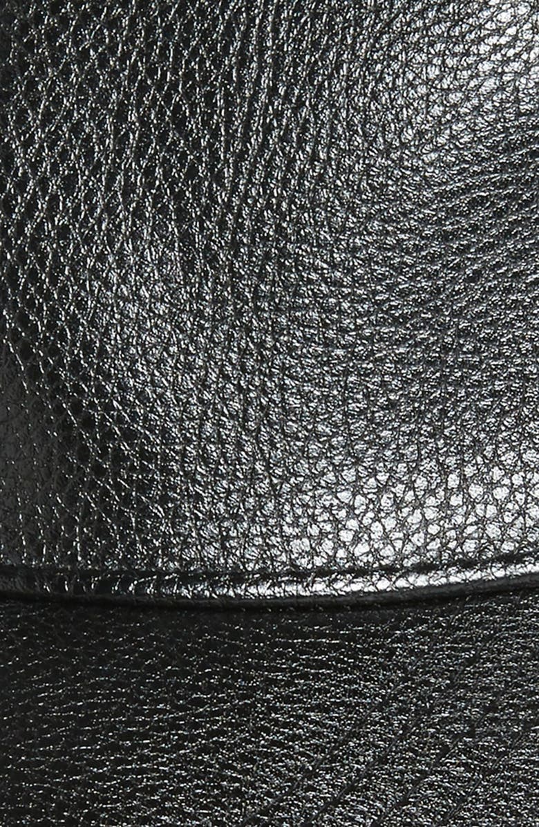 David & Young Faux Leather Ball Cap, Alternate, color, 