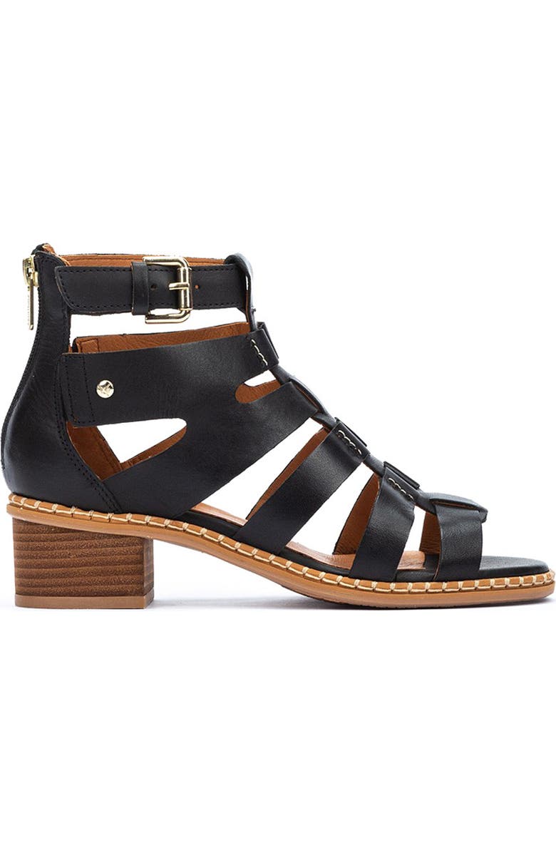 PIKOLINOS Blanes Cage Sandal, Alternate, color, Black