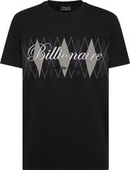 BILLIONAIRE Embroidered T-Shirt Round Neck Ss Men