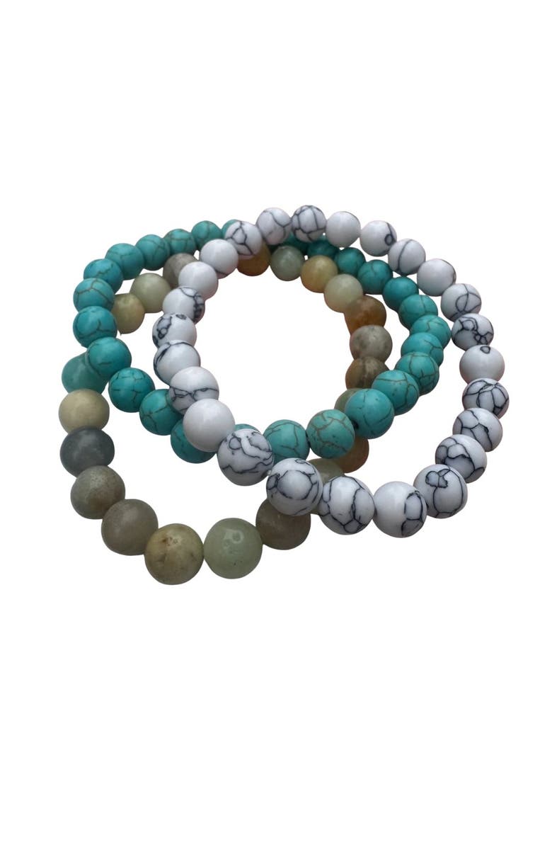 Erin McDermott Jewelry Tranquility Trio Stack, Main, color, Blue