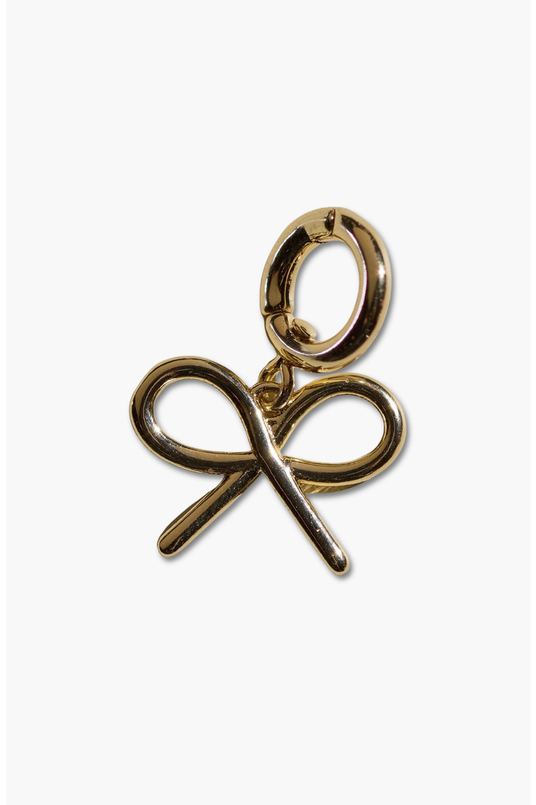 Bow Charm, Main, color, Gold