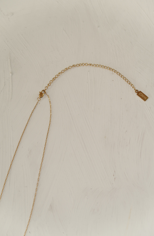 Joiana Jewelry Mini Pearl Cross Necklace In Gold