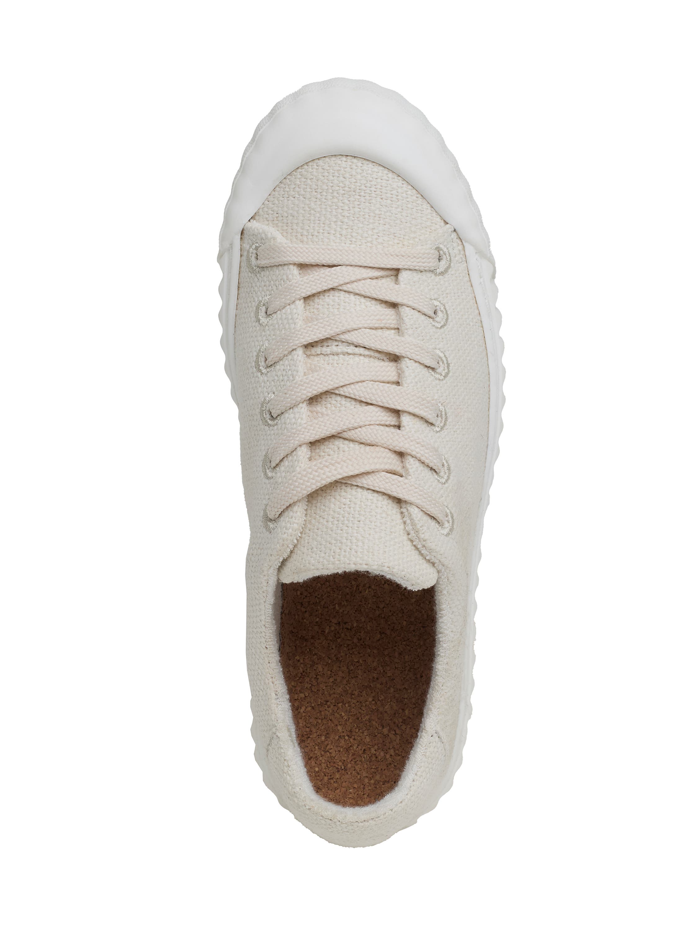 Lace Up Recyc Canvas Low Top Sneakers, Alternate, color, ECRU
