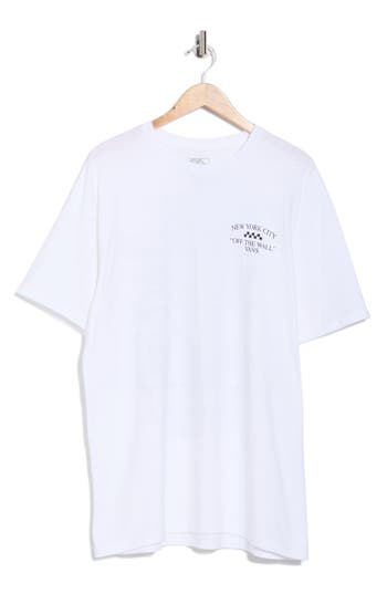 Vans Nyc Fire Escape Logo Graphic T-shirt In White