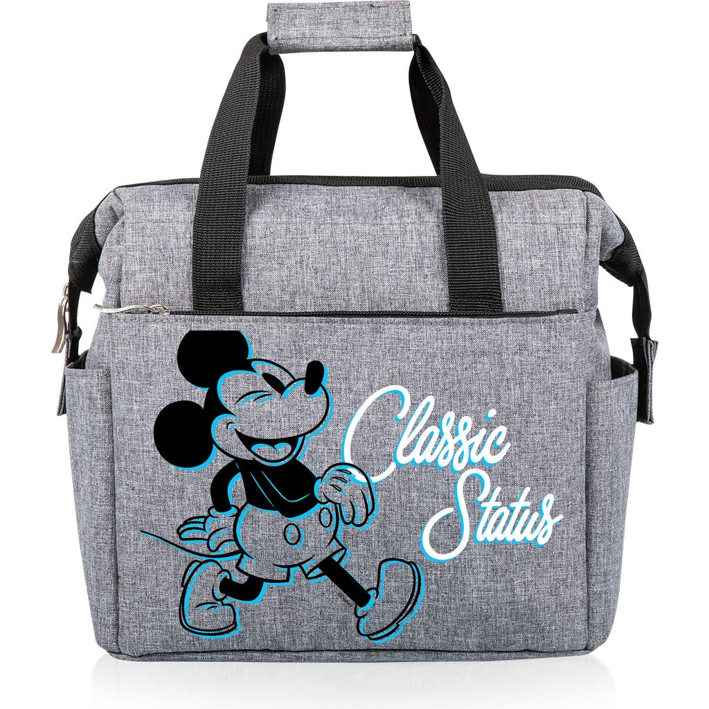 Picnic Time X Disney® Mickey Mouse On The Go Cooler Tote Bag In Gray
