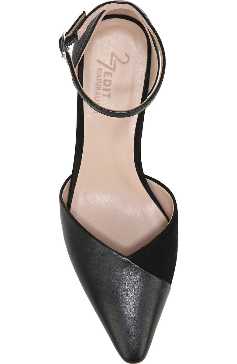 27 EDIT Naturalizer Danica Ankle Strap Pointed Toe Pump, Alternate, color,