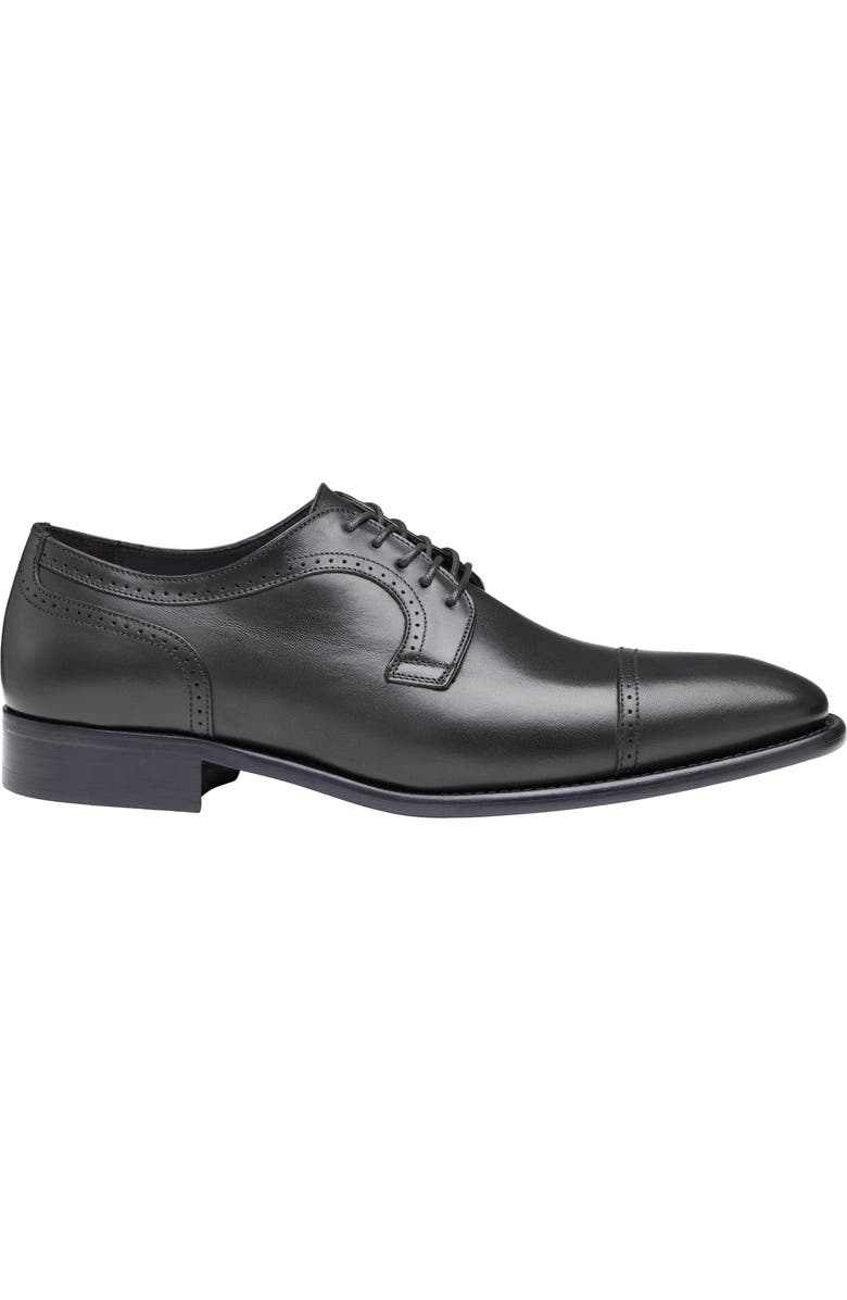 Johnston & Murphy Cormac Cap Toe Derby, Alternate, color, Black