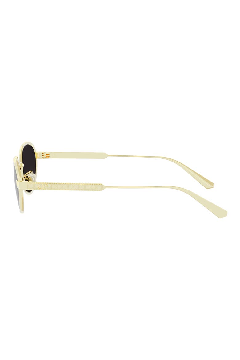 'DiorCannage R1U Oval Sunglasses, Alternate, color, SHINY GOLD / GRADIENT SMOKE