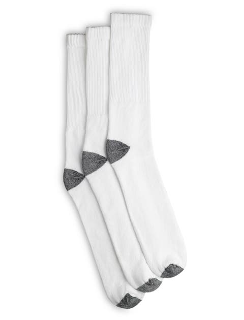 3-pk Continuous Comfort Crew Socks